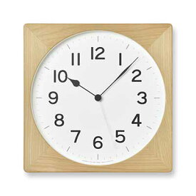 Lemnos レムノス ROOT ルート 角形 NY21-09 音がしない スイープムーブメント スイープセコンド 掛け時計 ウォールクロック 壁掛け時計