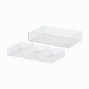 like-it CNCbg Tidy-Up Box Shallow 4 pcs set ^CfBAbv{bNX (^4_Zbg) TDS-03 [ Xg[W{bNX [ {