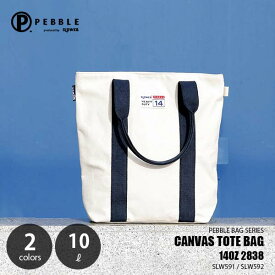 SLOWER スロウワー PEBBLE CANVAS TOTE BAG 14OZ 2838 ぺブル キャンバストートバッグ 14オンス 2838 SLW591/SLW592 帆布生地 手提げ 10L サブバッグ A4サイズ対応 軽量 丈夫