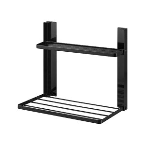 tower ^[ (R) @}Olbg܂ݒI 2i Washing Machine-Side Magnetic Folding Shelf - Two-Tier oX[ h[ ւ Ď[ Eߏ 󂩂 ꎞu ANZT[ g