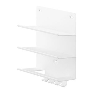 tower ^[ (R) EH[oC[d[bN 3i ΂{[hǑΉ Wall-Mounted Three-Tier Charging & Storage Rack X}[gtH ^ubgPC g[ PCӋ@ [  P