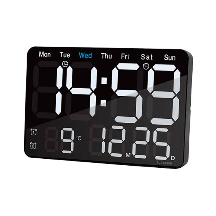 楽天市場】SLOWER スロウワー LED CLOCK Viento LEDクロック ビエント 