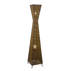 NAGASAWA Lighting VCeBO WICKER TOWER EBbJ[ ^[ tACg (Mt) tAv X^hCg tAƖ X^hƖ LEDΉ E26 2 40W×1+60W×1