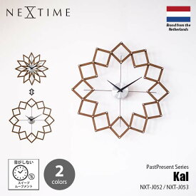 NEXTIME ネクスタイム PastPresent Series Kal カル (掛時計/スイープムーブメント) NXT-J052/NXT-J053 掛時計 掛け時計 壁掛け時計 スイープセコンド 音がしない 日本メーカー製ムーブメント