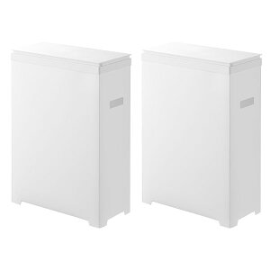 tower/^[(R) XWtS~ J^Cv 2g Tower Slim Trash Can with Lid, Set of 2  Lb` _Xg{bNX X HI Lb`JE^[