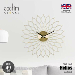 acctim ANeB Helios Wall Clock wIX EH[NbN AC29038 |v |v EH[NbN Ǌ|v a49cm ^J