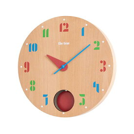 EL COMMUN エルコミューン BHS GENE WALL CLOCK Joschmi Pendulum バウハウスジーン ウォールクロック ヨーシュミペンデュラム (振り子時計) WCL-027/WCL-028 知育時計 掛時計 掛け時計 壁掛け時計 スイープムーブメント スイープセコンド 音がしない