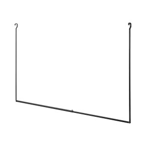 tower/タワー(山崎実業) 折り畳み伸縮物干し2段ハンガー Foldable And Extendable Clothesline, 2-Tier Hanger 部屋干し 物干しスタンド 物干し竿 洗濯 花粉 浴室 乾燥 スリム 大容量