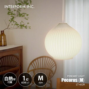 INTERFORM C^[tH Pecoros (M) yRX M y_gCg (Mt) LT-4529 / y_gv ݉Ɩ VƖ LEDΉ E26 60W×1