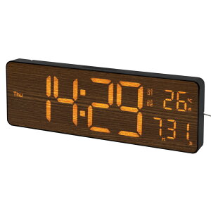 SLOWER XE[ LED Wi-Fi CLOCK Camino WOOD LED Wi-FiNbN J~[m(Ebh) SLW429/SLW430 / LANڑ  fW^v j\ \ R XgbvEHb` JEg_E