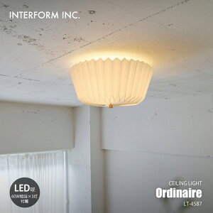 INTERFORM C^[tH Ordinaire ceiling light IfBl[ V[OCg (LEDt) LT-4587 / V[Ov LEDp VƖ E26 60W×3