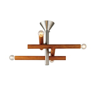 INTERFORM C^[tH Immeuble ceiling light C[u V[OCg (dʔ) LT-4593 / V[Ov LEDΉ VƖ E26 `60W×4