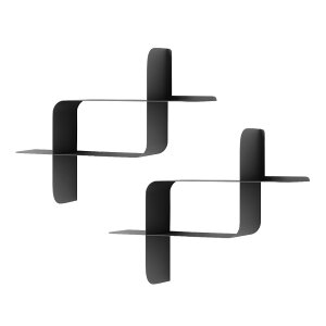 Umbra Au Montage Metal Wall Shelves 2pcs ^[W VFt ^ 2g / ǖʎ[ fBXvCVFt [I [bN I EH[VFt