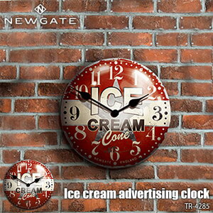 NEWGATE j[Q[g Ice Advertising Clock ACXN[Aho^CWONbN TR-4285 |v NbN AiO a50cm dr CMXuh g AeB[N