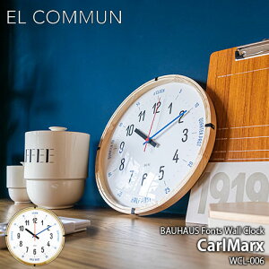 EL COMMUN GR~[ BAUHAUS Fonts Wall Clock CarlMarx oEnEXtHgEH[NbN WCL-006 |v |v Ǌ|v XC[v[ug J[E}NX