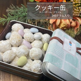 クッキー缶 スノーボール【楽天イーグルス感謝祭 ブラックフラデー ポイント5倍!クーポン配布！】【送料無料】 ギフト クッキー サブレ 詰め合わせ 美味しい プレゼント スイーツ 手作り 贈り物 可愛い 焼き菓子 お土産