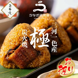 【最大10%OFFクーポン配布中!!】うなぎ お握り おにぎり 国産 三河一色産 炭火手焼き 蒲焼 タレ付 お取り寄せ 土用の丑 お中元 お歳暮 母の日 父の日 お祝い プレゼント 個包装 真空パック 蒲焼き
