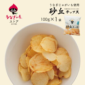 砂丘チップス 塩味100g×1袋 浜松土産にもおすすめ【静岡県産うなぎじゃがいも使用】【常温配送】常温/冷蔵/冷凍商品と同梱ok