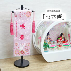 楽天市場 名前旗 うさぎの通販