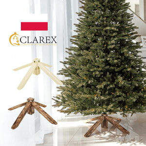 【公式 CLAREX 正規品】クリスマスツリー 足元 木製 スタンド脚カバー ツリー ベースカバー コンパクト 収納 ナチュラル 北欧 かわいい おしゃれ ツリー スカート シンプル クリスマス 飾り