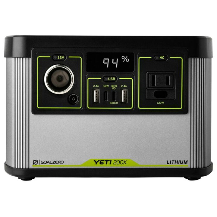 楽天市場】GOAL ZERO ゴールゼロ Yeti 200X (120V) Power Station 