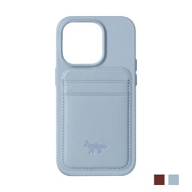 NATIVE UNION×MAISON KITSUN&#201; FW2022 TECH COLLECTION FOX MAGSAFECARD I4 PRO IPHONE CASE WITH CARD HOLDER ネイティブユニオン × メゾンキツネ アイフォンケース カードホルダー I PHONE LEATHER COLLECTION 革 レザー キツネ GIFT ギフト プレゼント PRESENT