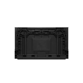MINIMAL WORKS (ミニマルワークス) FOLDING BOX ECO BLACK / 折りたたみコンテナボックス スタッキングボックス コンテナボックス 収納 収納ボックス ケース 収納ケース 折り畳み 車 物置 輸送 輸送コンテナ 屋外 アウトドア キャンプ 大型 大容量 黒 BLACK MGFU-FB002-GO0BK