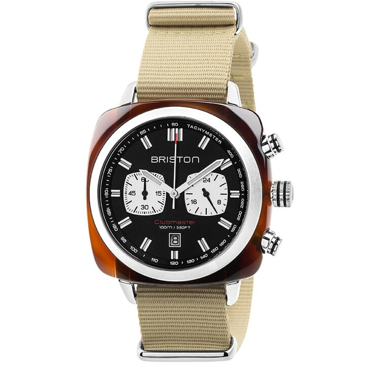 楽天市場】BRISTON ブリストン CLUBMASTER SPORT CHRONOGRAPH TORTOISE 
