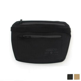 AS2OV(アッソブ)HABIT SHOULDER SERIES 305D WATER PROOF CORDURA POUCH ポーチ ハビット メンズ ファッション バッグ カバン 鞄 レザー コンパクト 軽量 スマホ カラビナ 小物入れ コインケース 財布 サイフ カード 収納 起毛 クッション 防水 BLACK KHAKI 142101