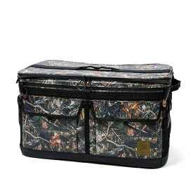 ORIGINAL CAMO POLYCA SERIES AS2OV (アッソブ) CONTAINER L SIZE CAMO オリジナル カモ コンテナ LARGE ラージ キャンプ キャンプ用品 アウトドア アウトドア用品 グランピング レジャー 大型 収納 調理器具 仕切り 調節 マジックテープ ボックス 152034CAMO-98