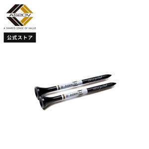 AS2OV �A�b�\�u �S���t �e�B�[ �S���t�e�B�[ WOOD TEE BLACK GOLF SERIES �E�b�h�e�B�[ �u���b�N �S���t�V���[�Y 532203-10
