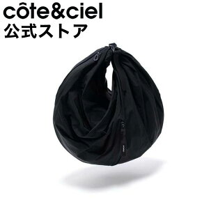 cote&ciel �R�[�g�G�V�G�� AOOS L SMOOTH BLACK �o�b�O �g�[�g�o�b�O �n���h�o�b�O �y�� �y�� �J�W���A�� �t�@�X�i�[ �i�C���� �L�����o�X �����Y �傫�� �V�����_�[ ���|�� ���@�\ ���� �� �X�|�[�c 