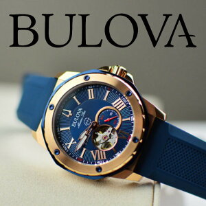 �u���[�o BULOVA �r���v �����Y �������� �I�[�g�}�e�B�b�N �}�����X�^�[ Marine Star 98A227 �C�O�A���i