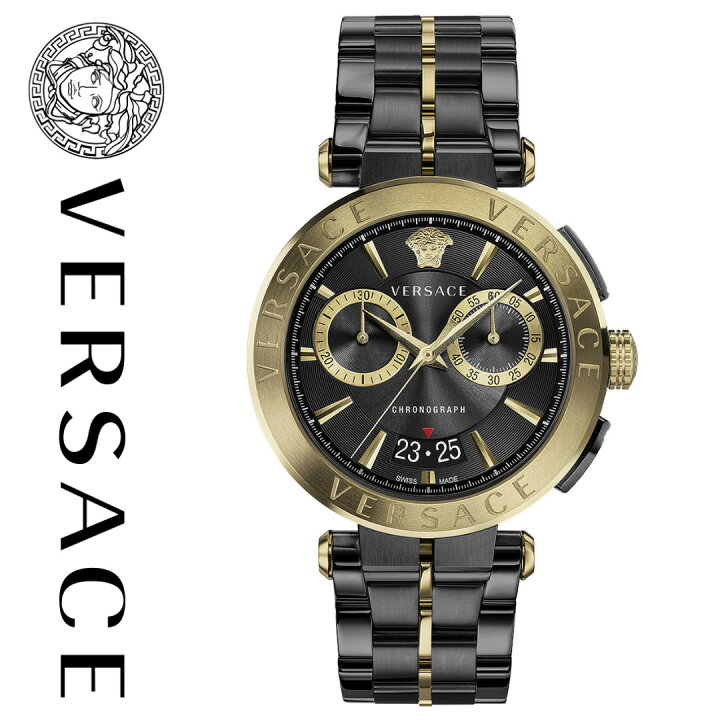 楽天市場】［VERSACE］ヴェルサーチ メンズ 腕時計 Aion クロノグラフ 
