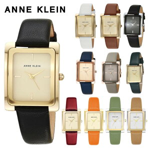 �m�A���N���C���č����K�i�nAnne Klein �A���N���C�� ���v �A���N���C�� �r���v ���f�B�[�X ���U�[ �X�g���b�v �E�H�b�` Leather Strap Watch 28mm �S11�F 11�J���[