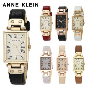 �m�A���N���C���č����K�i�nAnne Klein �A���N���C�� ���v �A���N���C�� �r���v ���f�B�[�X ���U�[ �X�g���b�v �E�H�b�` Leather Strap Watch 21.5mm �S7�F 7�J���[