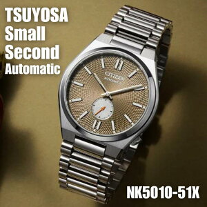 m{nmTSUYOSA 悳 X[ZRh Small Secondnm I[g}eBbNnV`Y Y v V`YY rv @Brv CITIZEN Automatic Mens Watch NK5010-51Xm