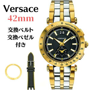 m{nmԌ蒴SALEJÒnmXCXChnmVERSACEnFT[` FT[`F v FT[` rv Y V-Race 44mm XCXCh x[ xgt 