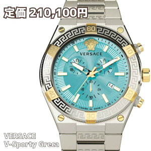 m艿 210,100~nmVERSACE FT[` FT[`FnFT[` v Y FT[` rv Y V-Sporty Greca Mens Watch 46mm 5ATM XCXCh 