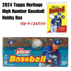 m[J[i čn2024 Topps Heritage High Number Baseball Hobby Box 2024 gbvX we[W nCio[ x[X{[ zr[ {bNX ViJ 
