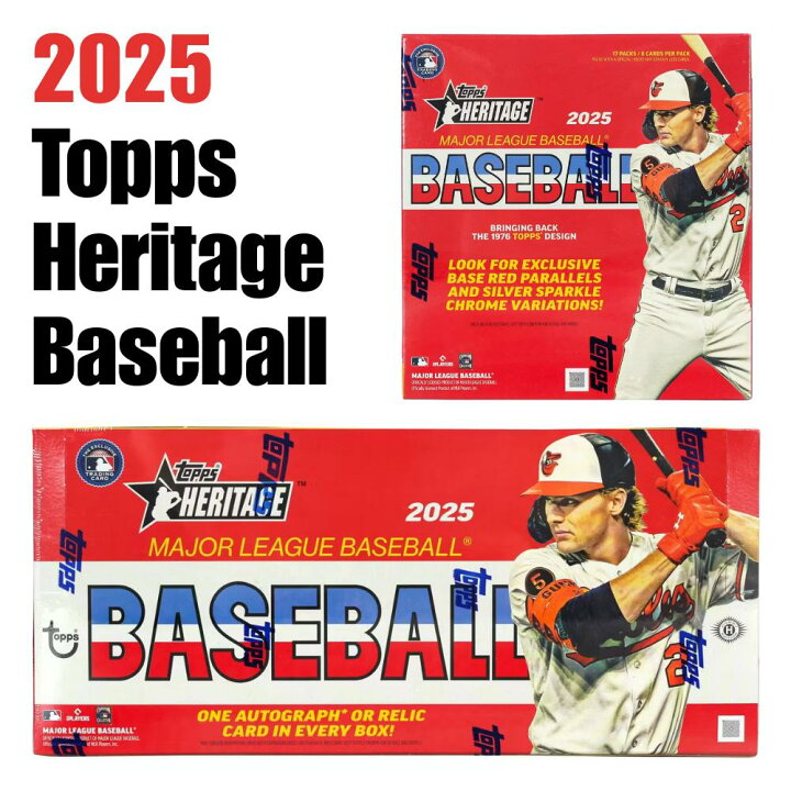 楽天市場】［メーカー即完品］2025 Topps Heritage Baseball - Hobby 