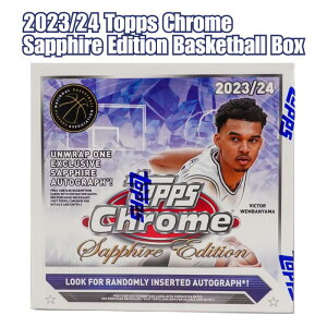 2023/24 Topps Chrome Sapphire Edition Basketball Box N[ Tt@CA GfBV oXPbg{[ {bNX ViJ 