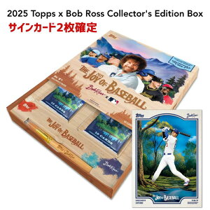 m[J[Kn2025 Topps x Bob Ross: The Joy of Baseball Collector's Edition Box2025 Topps × {uEXuThe Joy of BaseballvMLBƌ|pZ̃RN^[YACe ViJ 