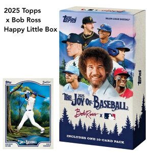 m[J[Kn2025 Topps x Bob Ross: The Joy of Baseball Happy Little Box2025 Topps × {uEXuThe Joy of BaseballvMLBƌ|pZ̃RN^[YACe ViJ 