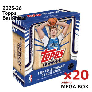 2025-26 Topps Basketball Mega Box 2025-26 Topps �o�X�P�b�g�{�[�� - ���K�{�b�N�X 20�{�b�N�X�P�[�X �V�i���J�� ��������