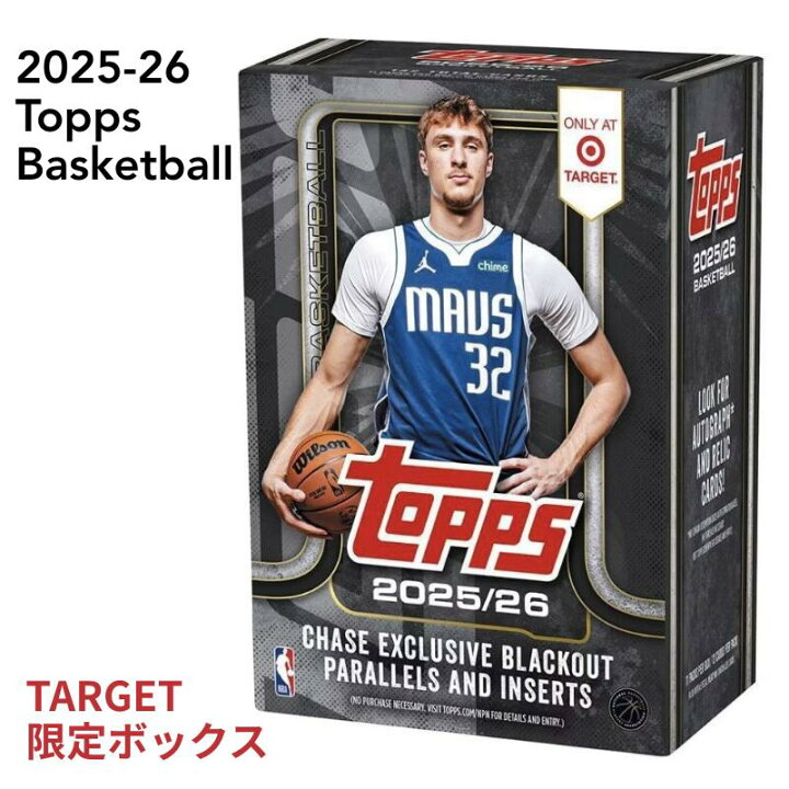 楽天市場】［米 ターゲット限定］2025 26 Topps Basketball Black 