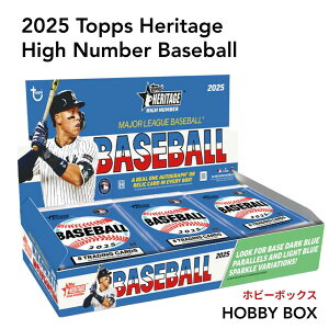 �m���[�J�[�����K���n2025 Topps Heritage High Number Baseball Hobby Box 2025 �g�b�v�X �w���e�[�W �n�C�i���o�[ �x�[�X�{�[�� �z�r�[�{�b�N�X �V�i���J�� ��������