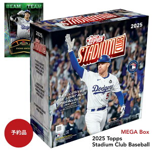 �m���胉�C�g�u���[�p������9���n2025 Topps Stadium Club Baseball Mega Box 2026 �g�b�v�X �X�^�W�A�� �N���u �x�[�X�{�[�� ���K �{�b�N�X �V�i ��������