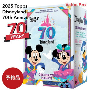 �m�f�B�Y�j�[�����h�J��70���N�L�O�J�[�h�n2025 Topps Disneyland 70th Anniversary Value Box 2025 �g�b�v�X �f�B�Y�j�[�����h 70���N�L�O �o�����[�{�b�N�X �V�i���J�� ��������