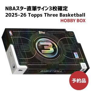 �m���M�T�C���J�[�h3���m��{�b�N�X�n2025-26 Topps Three Basketball Hobby 2025-26 �g�b�v�X �X���[�o�X�P�b�g �{�[�� �z�r�[�{�b�N�X �V�i���J�� ��������